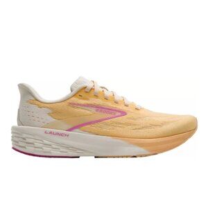 [ New Arrivals] Women's Launch 11 Shoes by Brooks/Color: Orange/White